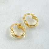 Candongas Susi Diagonal 1.1gr / 1.2cm / Oro 18K *