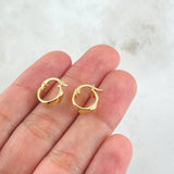 Candongas Susi Diagonal 1.1gr / 1.2cm / Oro 18K *