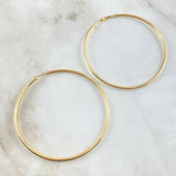 Candongas Aro 4.95gr / 6cm / Oro 18K *