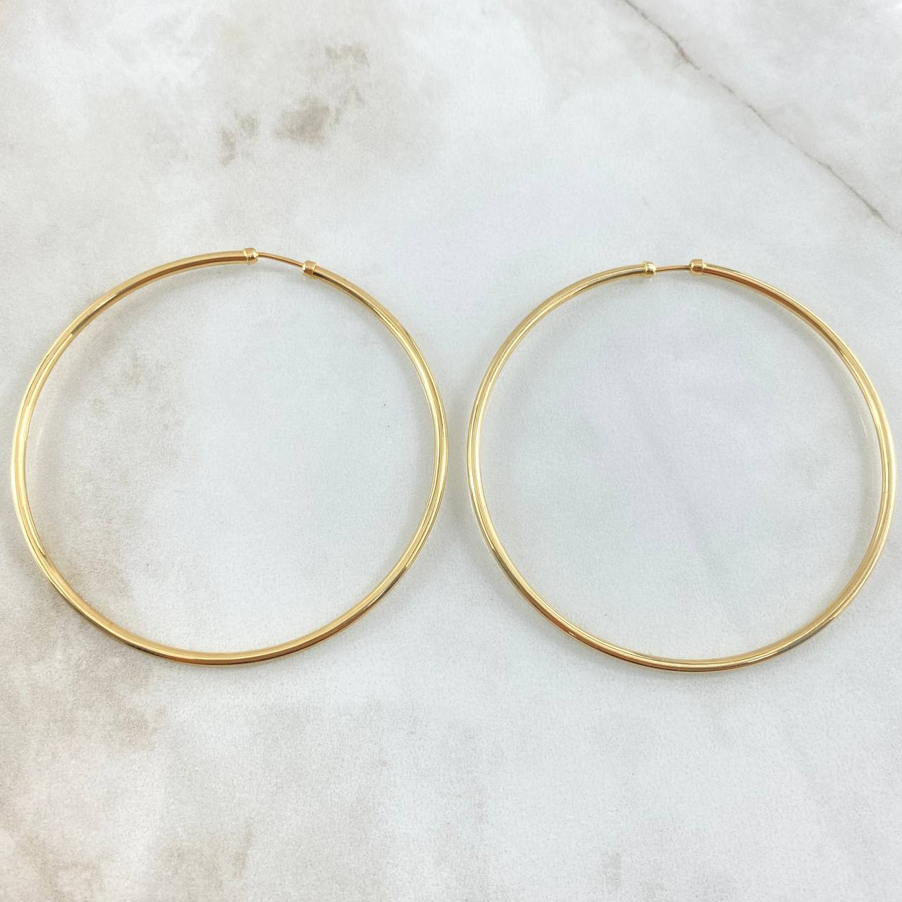Candongas Aro 4.95gr / 6cm / Oro 18K *