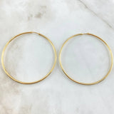 Candongas Aro 4.95gr / 6cm / Oro 18K *