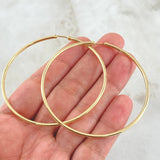 Candongas Aro 4.95gr / 6cm / Oro 18K *