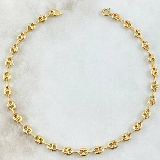 Tobillera GC 3.85gr / 25.5cm / Oro 18K *