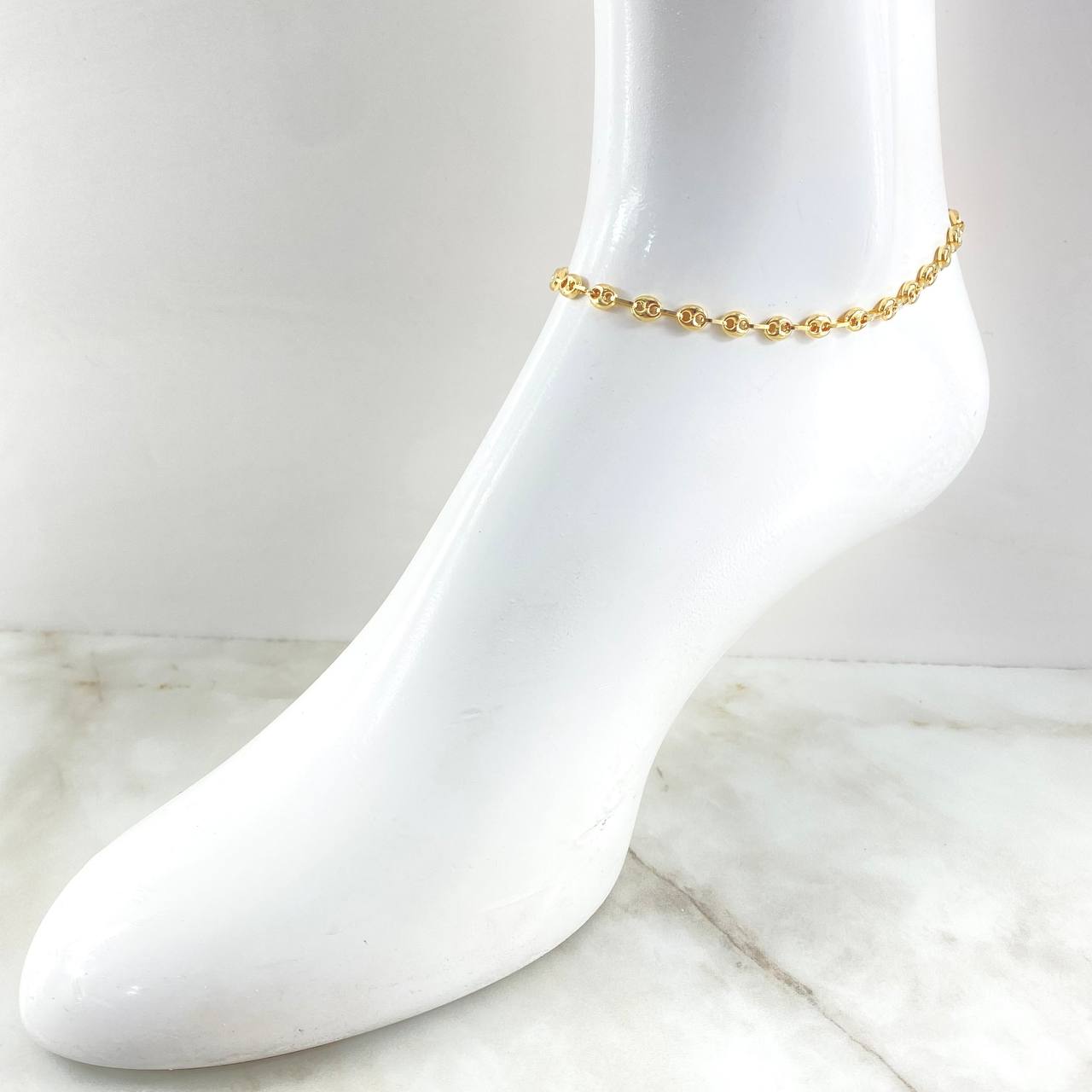 Tobillera GC 4.05gr / 25.5cm / Oro 18K *