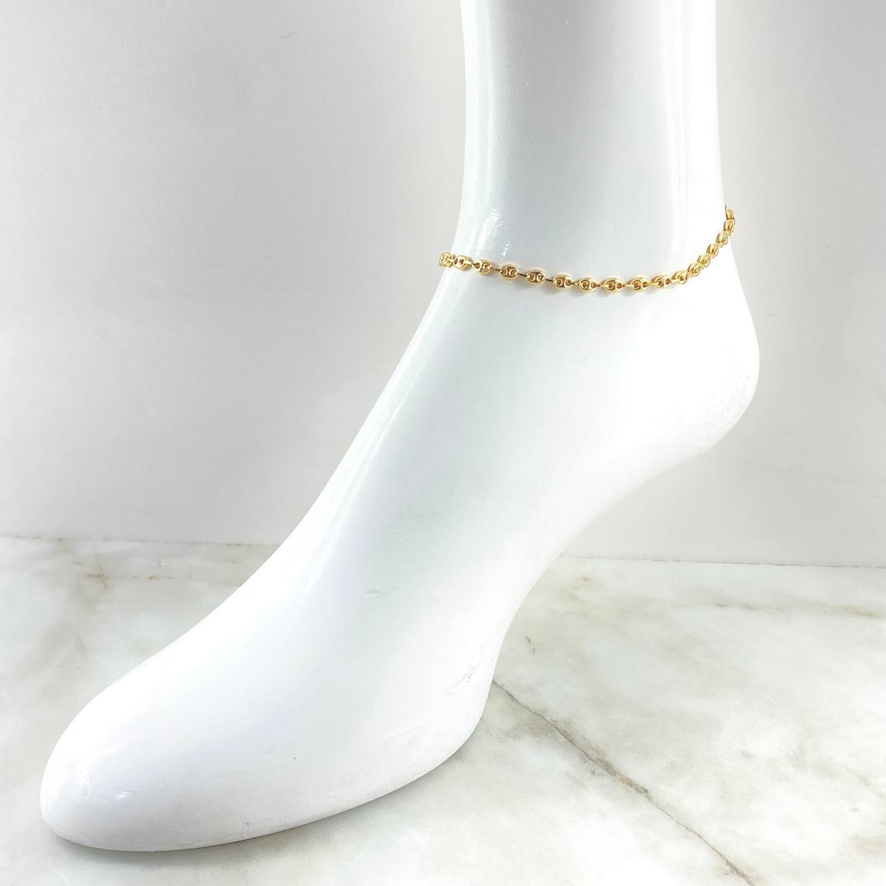 Tobillera GC 3.65gr / 25cm / Oro 18K *