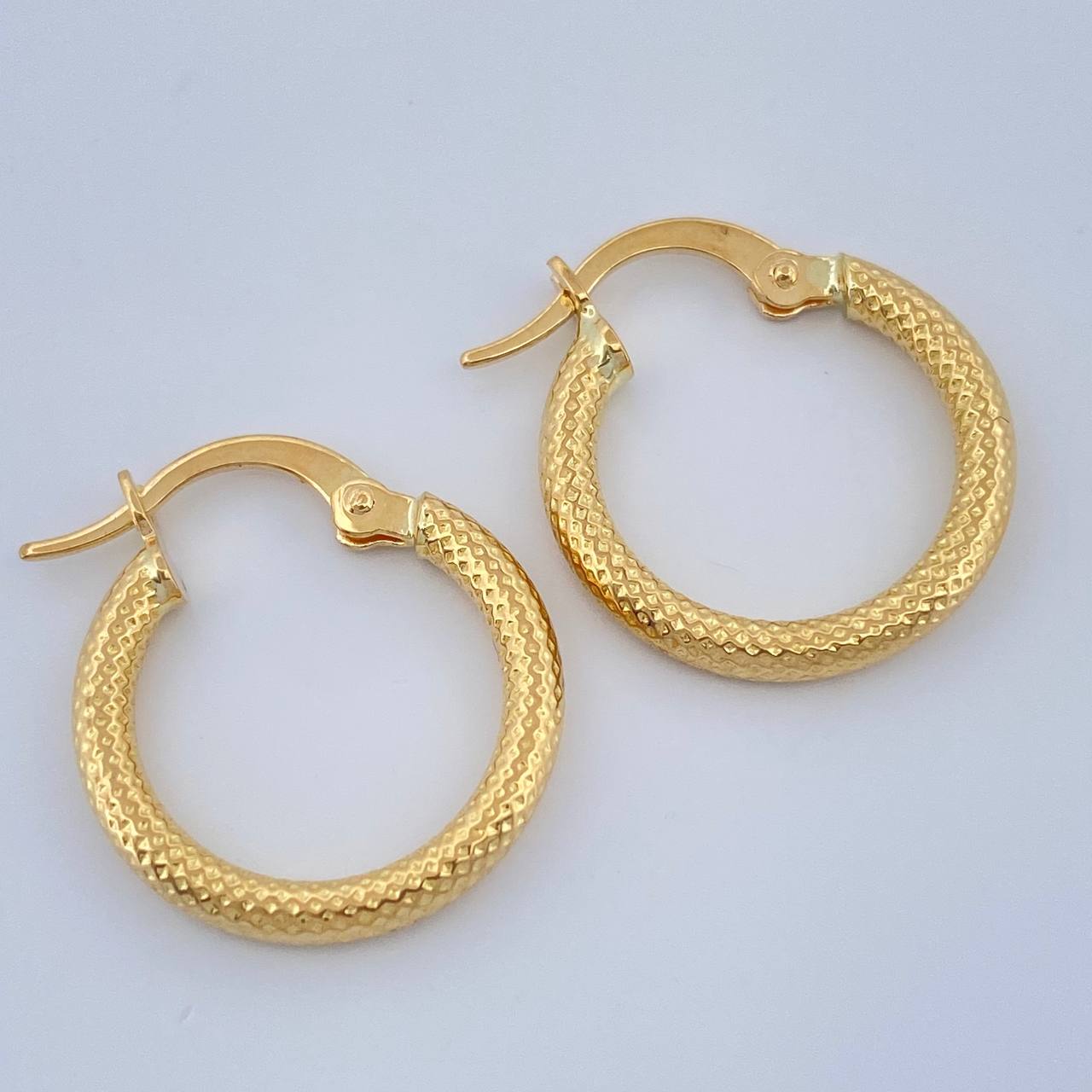 Candongas Tefi 1.25gr / 1.9cm / Oro Amarillo 18K $