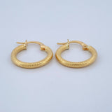 Candongas Tefi 1.25gr / 1.9cm / Oro Amarillo 18K $