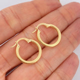 Candongas Tefi 1.25gr / 1.9cm / Oro Amarillo 18K $