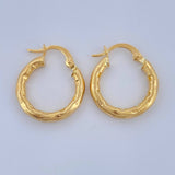 Candongas Sandra 1.65gr / 2cm / Oro Amarillo 18K $