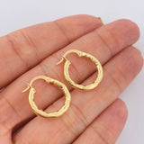 Candongas Sandra 1.65gr / 2cm / Oro Amarillo 18K $