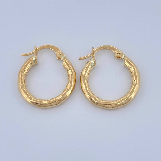 Candongas Lucero 1.7gr / 2cm / Oro Amarillo 18K $