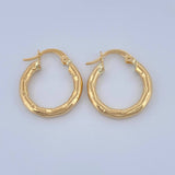 Candongas Lucero 1.7gr / 2cm / Oro Amarillo 18K $