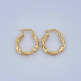Candongas Alesia 1.25gr / 1.8cm / Oro Amarillo 18K $
