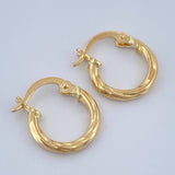 Candongas Mary 0.9gr / 1.4cm / Oro Amarillo 18K $
