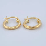 Candongas Mary 0.9gr / 1.4cm / Oro Amarillo 18K $