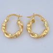 Candongas Asby 1.45gr / 1.7cm / Oro Amarillo 18K $