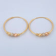 Candongas Trio 1.35gr / 2cm / Tres Oros 18K $