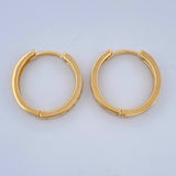 Candongas Carril 2.25gr / 1.5cm / Oro Amarillo 18K $