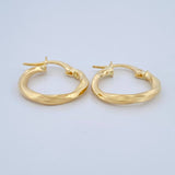 Candongas Mai 1.2gr / 1.9cm / Oro Amarillo 18K $
