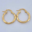 Candongas Mai 1.2gr / 1.9cm / Oro Amarillo 18K $