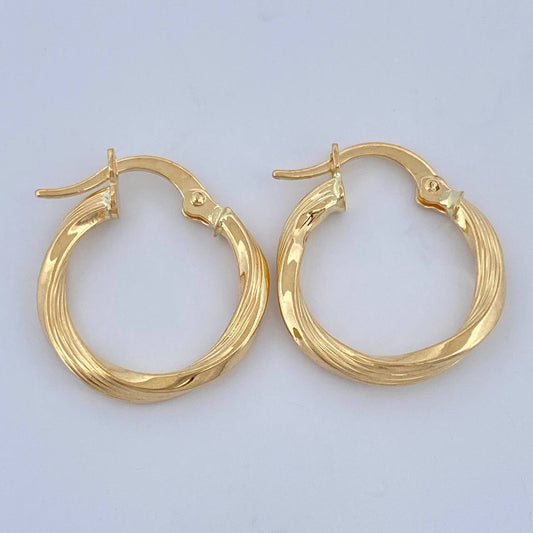 Candongas Mai 1.25gr / 1.9cm / Oro Amarillo 18K $