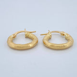 Candongas Sandra 1.5gr / 1.8cm / Oro Amarillo 18K $