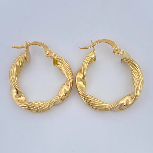 Candongas Hera 2.25gr / 2.4cm / Oro Amarillo 18K $