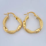 Candongas Hera 2.25gr / 2.4cm / Oro Amarillo 18K $
