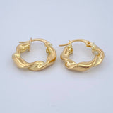 Candongas Demi 1.95gr / 2cm / Oro Amarillo 18K $