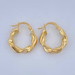 Candongas Demi 1.95gr / 2cm / Oro Amarillo 18K $