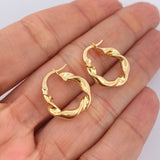 Candongas Demi 1.95gr / 2cm / Oro Amarillo 18K $