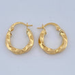 Candongas Yuli 1.8gr / 1.9cm / Oro Amarillo 18K $
