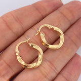 Candongas Yuli 1.8gr / 1.9cm / Oro Amarillo 18K $