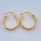Candongas Andy 2.2gr / 2cm / Oro Amarillo 18K $