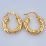 Candongas Bouclé 2.65gr / 2cm / Oro Amarillo 18K $