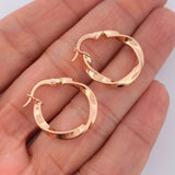 Candongas Asby 1.8gr / 2.3cm / Oro Rosa 18K $