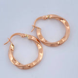 Candongas Asby 1.8gr / 2.3cm / Oro Rosa 18K $