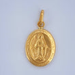 Dije Virgen Milagrosa 0.55gr / 2.1cm / Oro Amarillo 18K $