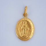 Dije Virgen Milagrosa 0.55gr / 2.1cm / Oro Amarillo 18K $
