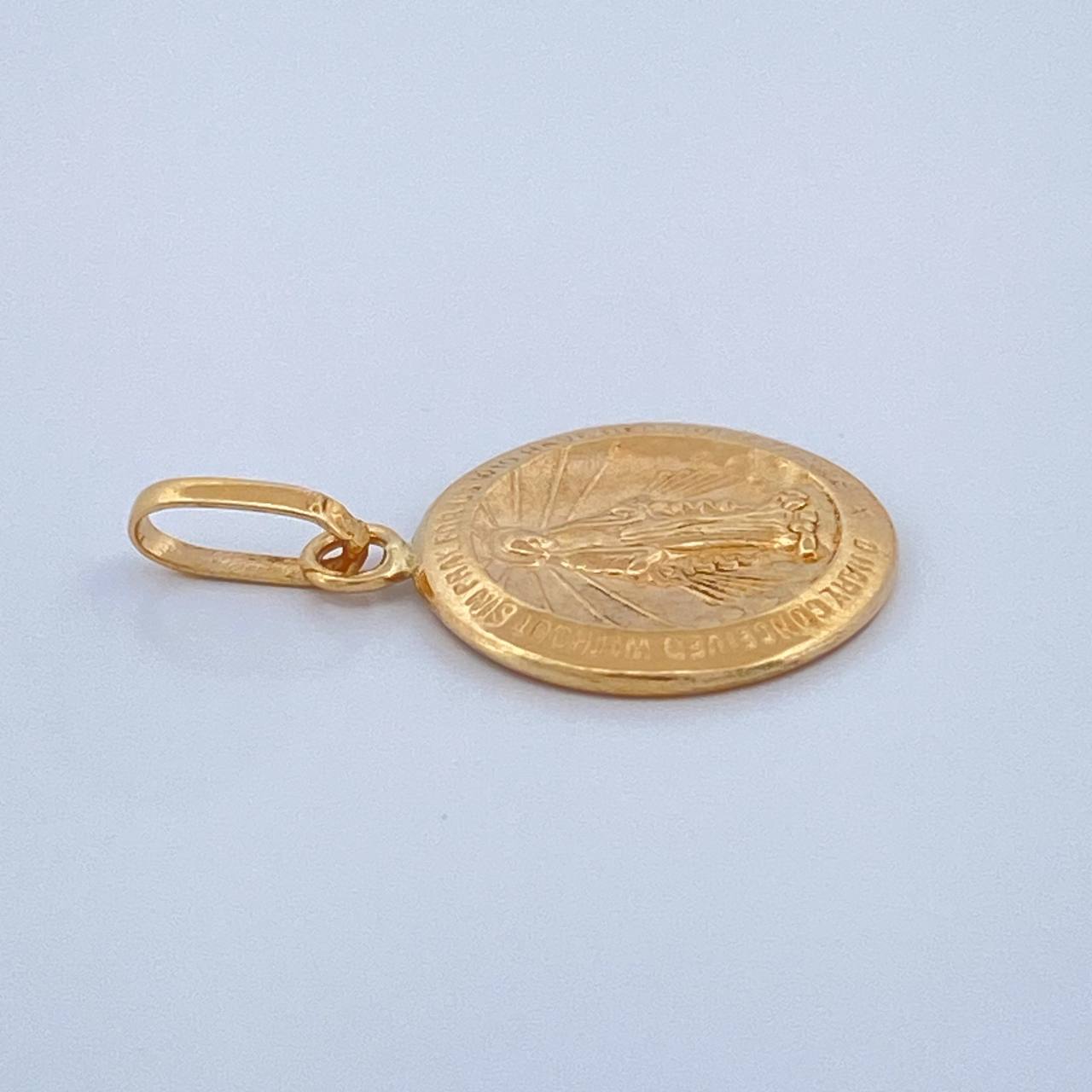 Dije Virgen Milagrosa 0.55gr / 2cm / Oro Amarillo 18K $