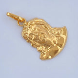 Dije Rostro Cristo 0.75gr / 2.1cm / Oro Amarillo 18K $