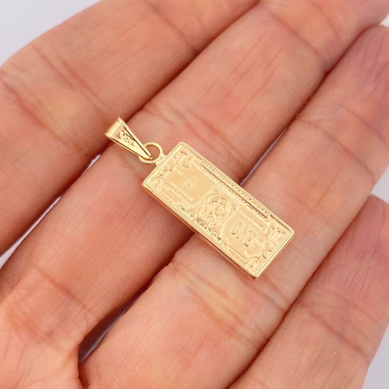 Dije One Dólar 1.4gr / 3cm / Oro Amarillo 18K $