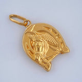 Dije Herradura Caballo 1.05gr / 2.5cm / Oro Amarillo 18K $