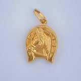 Dije Herradura Caballo 1.05gr / 2.5cm / Oro Amarillo 18K $