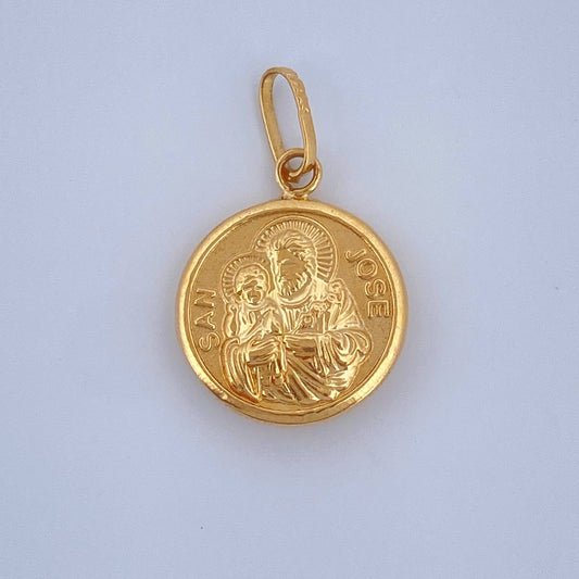 Dije San Jose 0.8gr / 2.2cm / Oro Amarillo 18K $