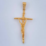 Dije Cruz Cristo 3.95gr / 4.7cm / Oro Amarillo 18K $