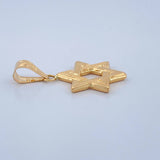 Dije Estrella De David 1.1gr / 2.8cm / Oro Amarillo 18K $