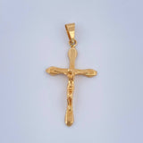 Dije Cruz Cristo 2.35gr / 4cm / Oro Amarillo 18K $