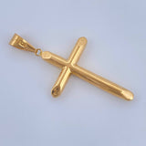 Dije Cruz 1.6gr / 4.6cm / Oro Amarillo 18K $