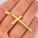 Dije Cruz 1.6gr / 4.6cm / Oro Amarillo 18K $